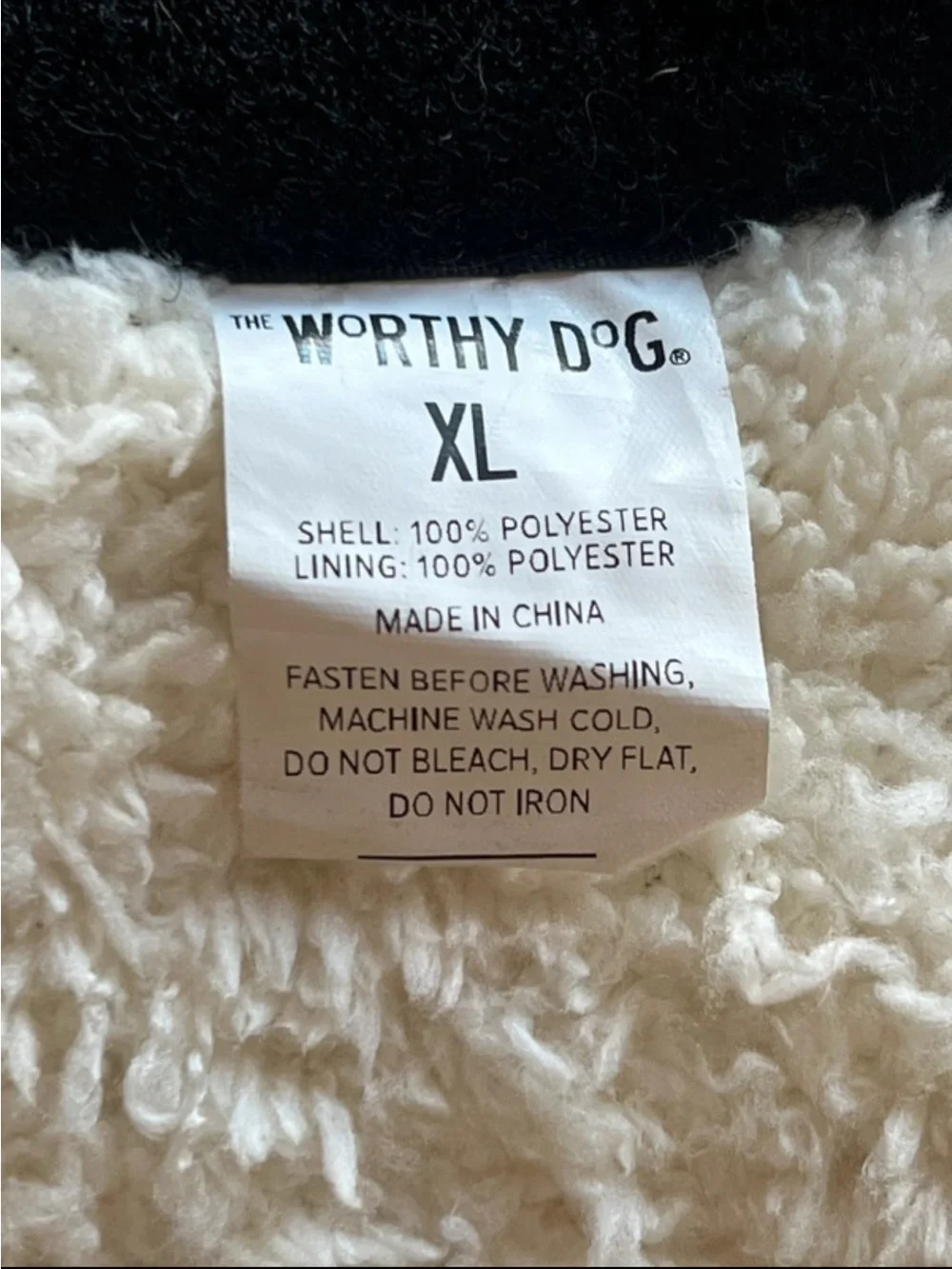 äd Worthy Dog Puffer Jacket - Blue, Warm & Lightweight XL